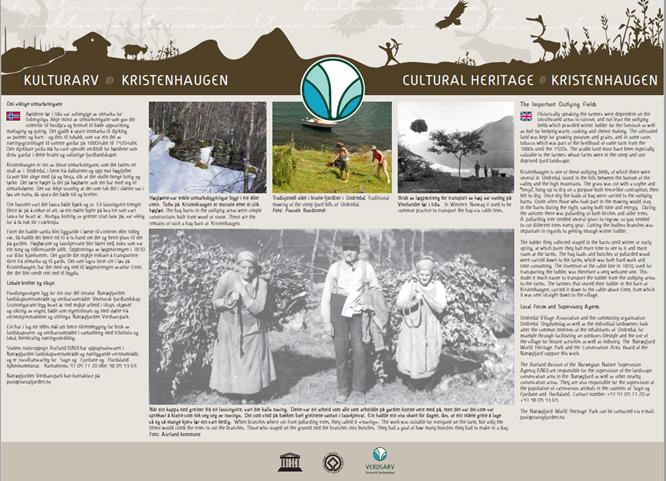 Verdsarvparken har inngått avtale med Anna Elise Borlaug om «Skjøtsel, tilrettelegging og merking av sti» for stien til Hovdungo.