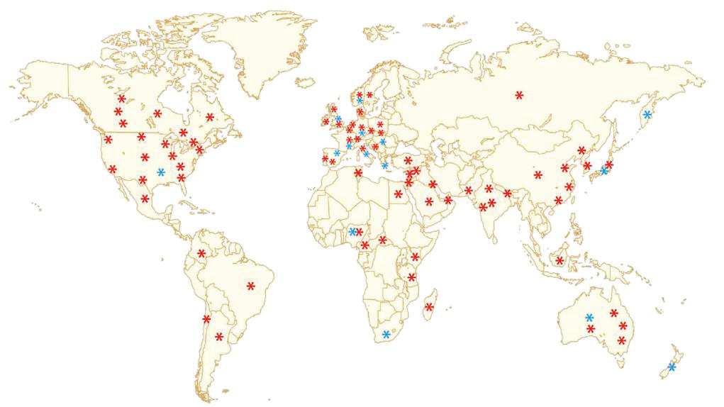 Surveillance Network (EAS-Net) 2001; 2006; 2013