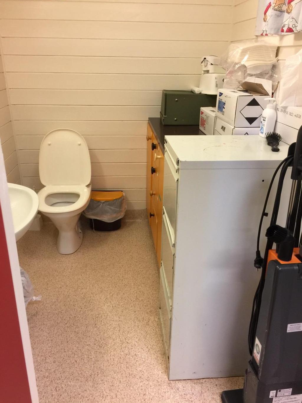 Lokasjon = fjernarkiv på et toalett Merknad fra rapport; «fjernarkiv er