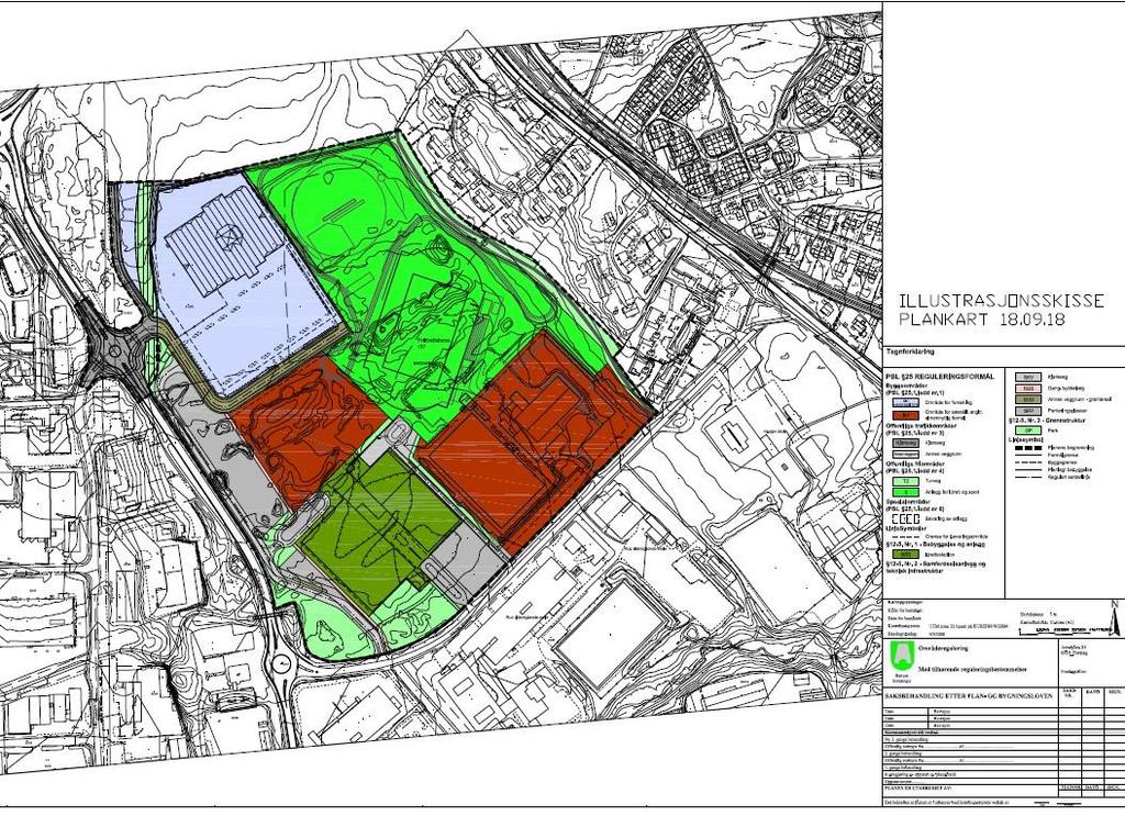 reguleringssituasjon Prosess Rådmannen har vurdert at planendringene som kreves for å realisere stadionanlegget kan behandles etter forenklet prosess.