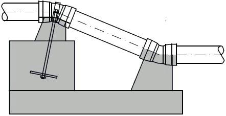 Figur 5 Eksempel på utførelse av vertikalavvinkling i høybrekk i løsmasser. Det må benyttes stålkvalitet og korrosjonsbeskyttelse som gir 100 års levetid. 4.2.