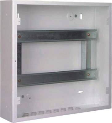 Installasjonsskap IBox 110mm, Eaton Electric Leverandør: Eaton Electric I-box / Farge: RAL 9016 Leveres komplett med hvit dør i stål og frontplater/ramme for på vegg og innfelt montasje på ett el.nr.