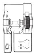 Automatisk knapphullsfot R 9. Transparent trykkfot 0. 6 mm trykkfot for stikninger P.