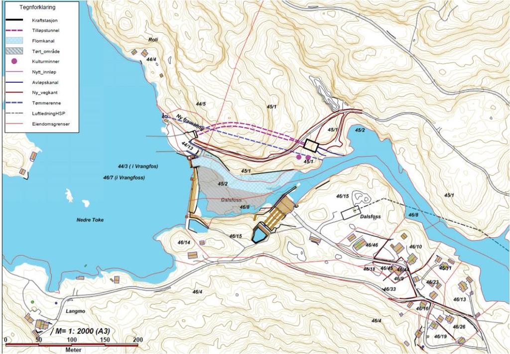 Side 35 Øvrige forhold Søker opplyser om at det er registrert noen direkte vanninntak fra elva nedenfor broen (ca. 800 meter nedstrøms det planlagte kraftverket). NVE forutsetter at ev.