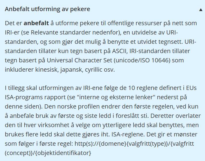 Eksempel på påvirkning fra ISA programmet på norsk IKT.