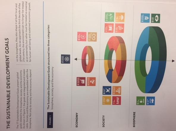 FNs 17 bærekraftsmål strukturert i tre kategorier Økonomi Industri, innovasjon, økonomi, likeverd, ansvarlig forbruk og produksjon Samfunnet Fattigdom, sult,