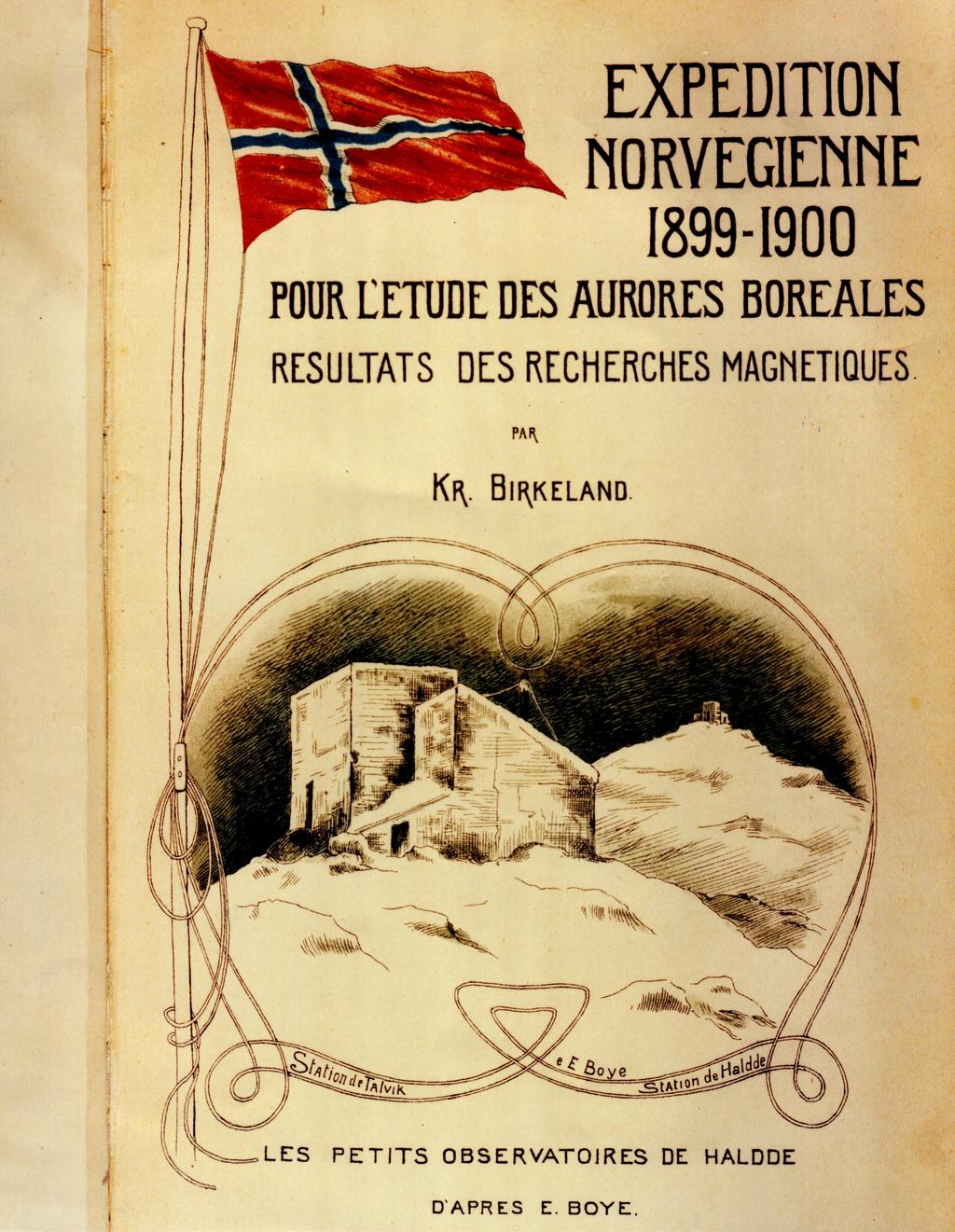 Birkeland s andre bok 1901. NB.