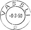 VASSLI VASSLI brevhus II, i Vinje herred, ble opprettet 01.01.1940. Status som brevhus I fra 01.04. 1950 Brevhuset VASSLI ble lagt ned fra 01.10.1967.