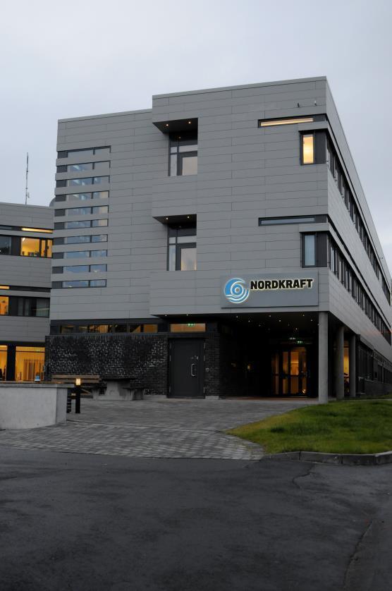 Nordkraft Hovedkontor i Narvik Ca. 115 ansatte Omsetning 2016: 400 mill. kr. Årsproduksjon: ca. 1,1 TWh Nettkunder: ca.