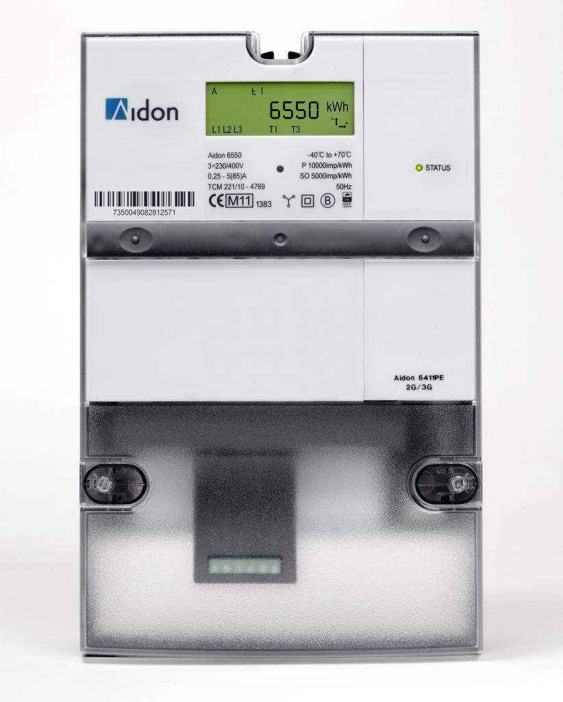 AIDON 6540- OG 6550-SERIENE 3-faset strømtransformatormålere Modulbasert løsning Aidon Energy Service Device (ESD) består av en måleenhet som avleser de elektriske målingene, og en systemmodul som