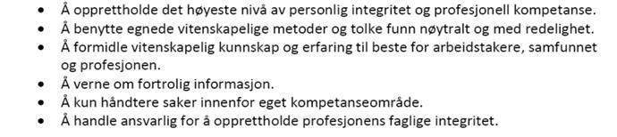 analyse og vurdering av eksponering i norsk industri 1947, Karl Wülfert. Yrkeshygienisk Institutt 1963.