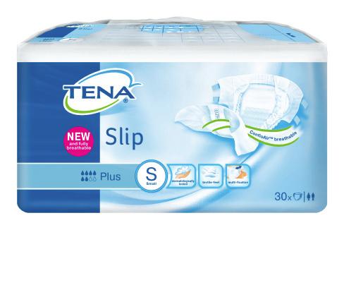TENA Slip Middels/tung inkontinens I bruk Alt-i-ett bleier som TENA Slip tilhører den gamle generasjonen inkontinensprodukter, og brukes ved tung urin- og/eller avføringsinkontinens i de tilfeller