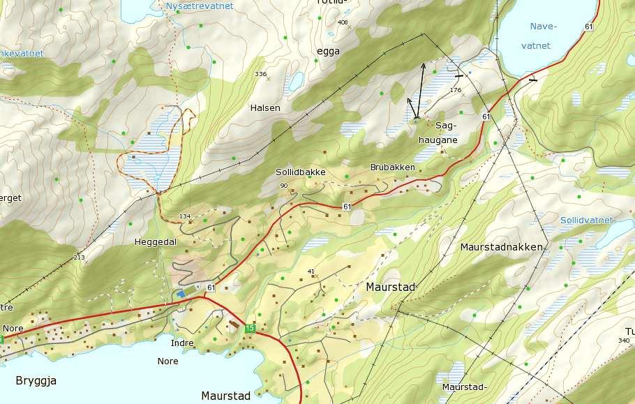 7 Strekning 2 Nordfjorden Grov Mellom Nordfjorden og Grov følgjer vi fv. 616 frå Oldeide til Sørdalen, og fv. 614 vidare til kryss med rv. 5 på Grov.