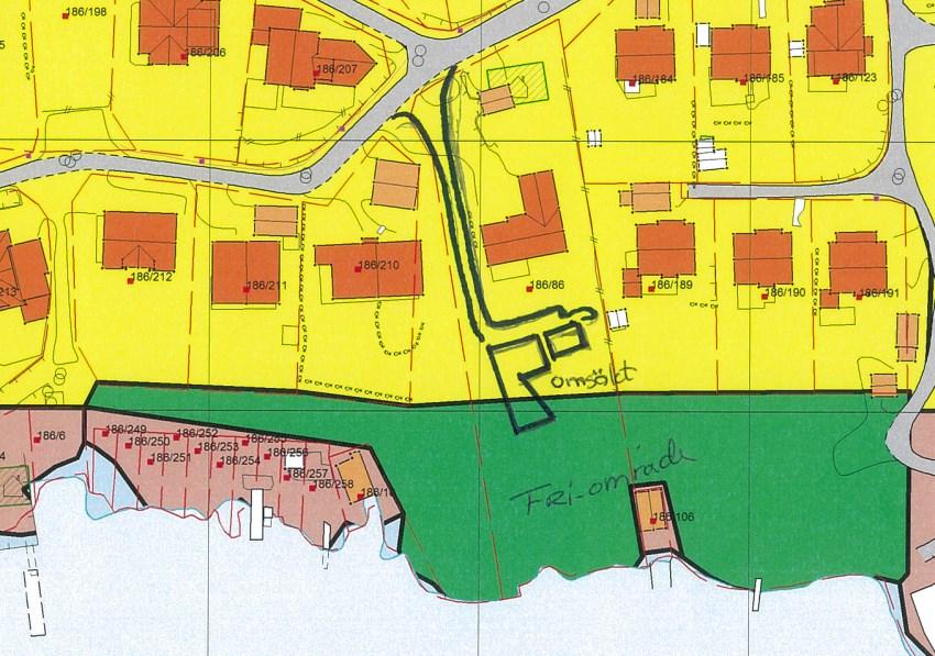 2003 samt dispensasjon frå pbl 1-8 forbodssona i 100-meters beltet for å byggja einebustad utan frådeling på bebygd bustadeigedom 186/86 på Valen. Eigedommen har eit areal på 2.662 m2.