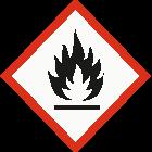 Fare piktogrammer : Signalord : Fare Fareutsagn : H222 Ekstremt brannfarlig aerosol. Tilleggsmerking:,, S16, S 2, Trykkbeholder.