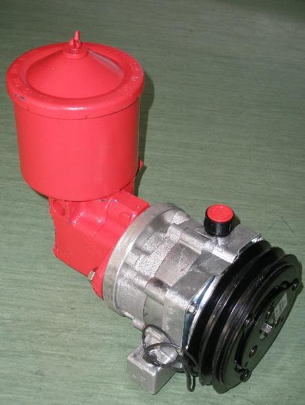 The pump type 12 and 22 lit/min can be supplied with electric clutch.