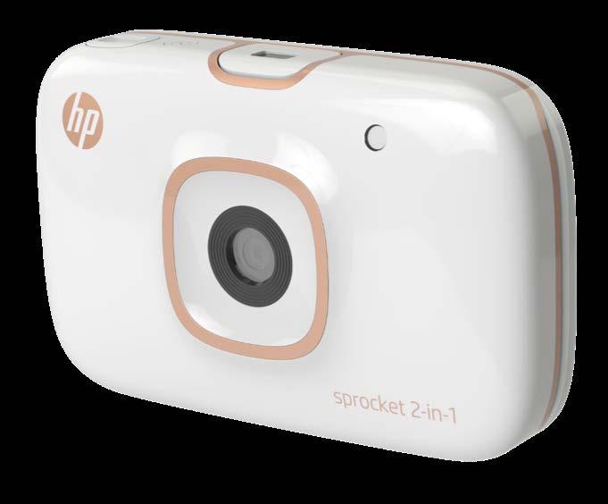 HP Sprocket 2-in-1 Smarttelefonskriver og øyeblikkskamera