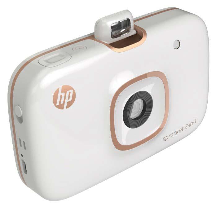 Deler og kontroller Medfølgende utstyr HP Sprocket 2-in-1 Installasjonsinstruksjoner HP