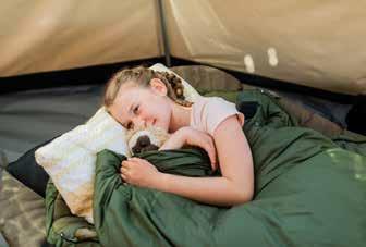 Sovepose som gir beskyttelse i alle typer vær, passer perfekt til Commander feltseng.