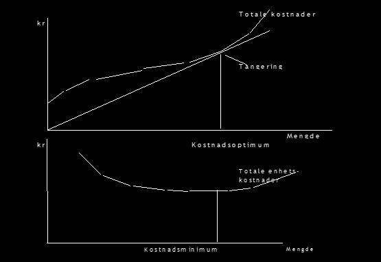 Kostnadsoptimum kaller vi det
