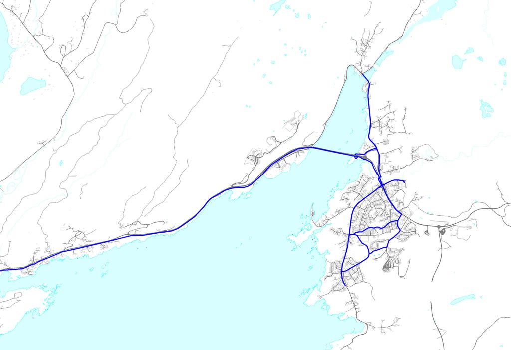 Sykkelrute Kartet viser sykkelrutenettet for Tverlandet tettsted. Se vedlegg. I første del av planen ble det vedtatt fire ruter som skal prioriteres de neste fire årene.