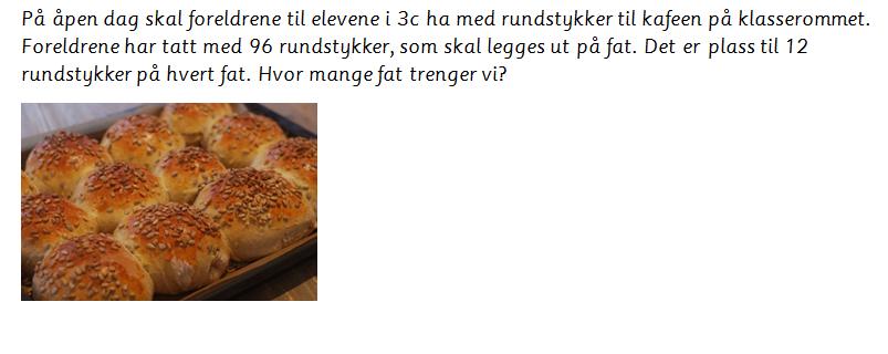 Introduksjon av divisjon på 3.