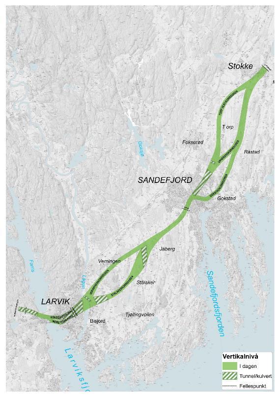 SAMMENDRAG Oversikt og inndeling av korridorene