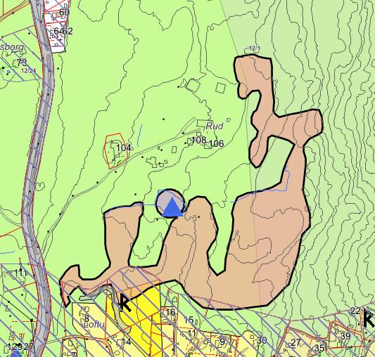 Det er også en dam med småsalamander i området. I dagens kommuneplan er området er avsatt til LNF.