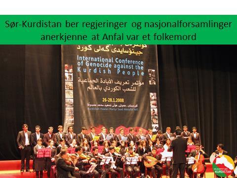 Bilde 9: Anfal-konferansen i Hewler i 2008 var en del av Sør-Kurdiske myndigheters arbeid for at andre stater og FN skal anerkjenne at
