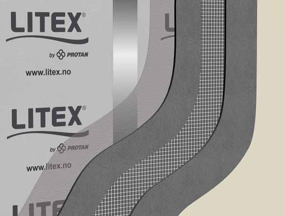 Litex Banemembran legges i henhold til vår monteringsveiledning, men med ekstra høy oppkant, omtrent 15 cm dersom membranen legges som toppmembran.