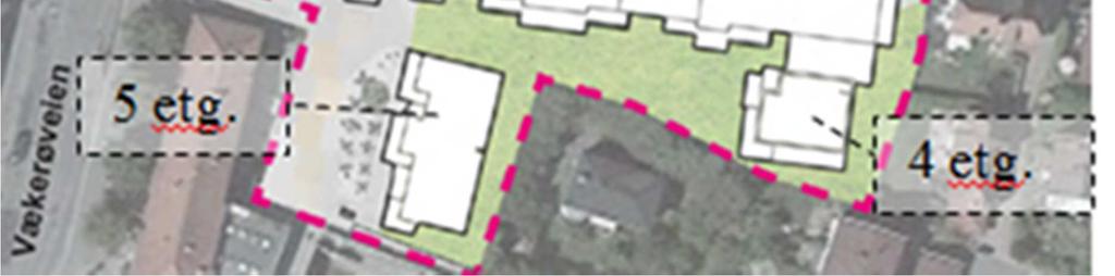 1 Tidligere planinitiativ Formål: Ny bebyggelse ble foreslått til boligformål.