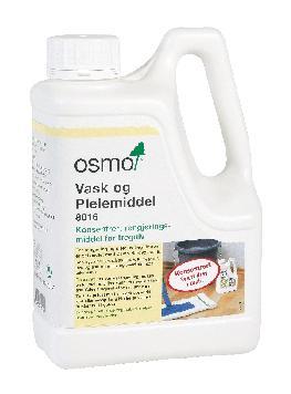 Osmo Vask og Pleiemiddel - et spesialmiddel for korrekt renhold og pleie av alle oljede og ubehandlede gulv. Riktig bruk av Osmo Vask og pleiemiddel 8016: For vanlig vask, 1-2 korker middel pr.