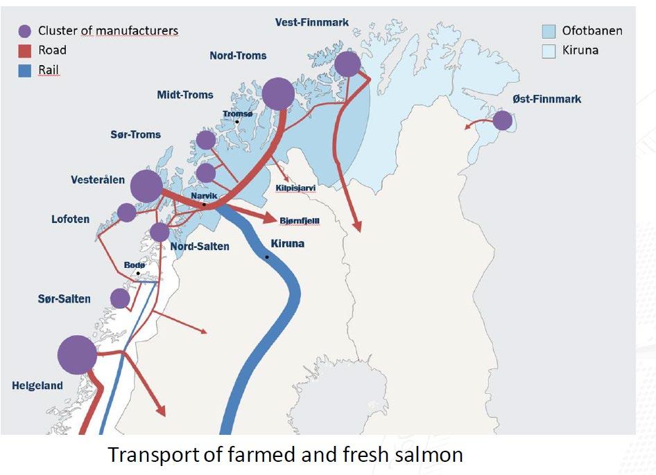 Kunnskap om sjømatens transporter viktig for utredningen Med kortere transporttid til markedet så oppnås