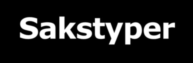 Sakstyper