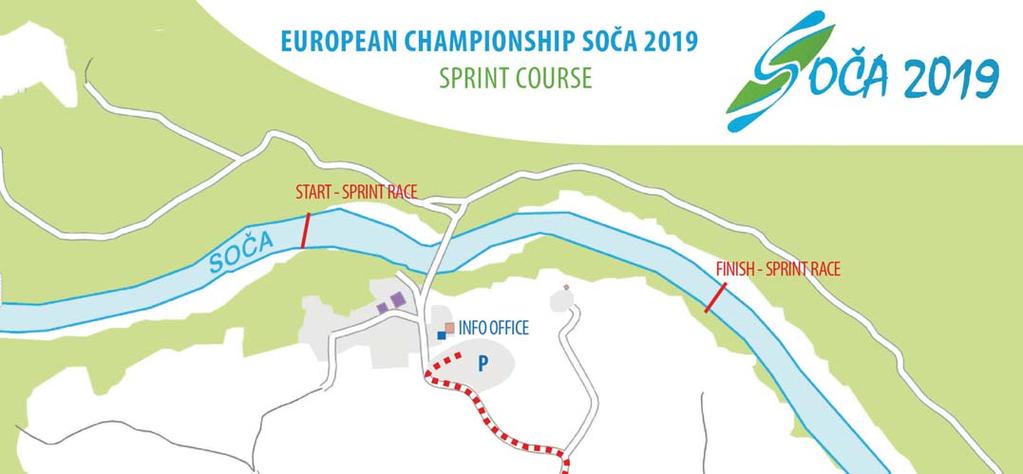 SPRINT RACE: Start: Trnovo 1 Finish: 300 metres downstream