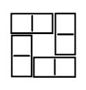 Obrázek 3 Dominová okna Obrázek 4 P3 Pokládejte dominové kameny k Vrchní strana