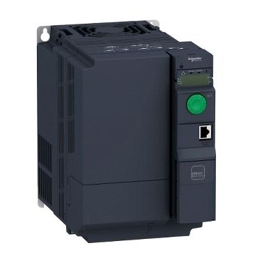 Produktdatablad Karakteristikk ATV320U55N4B (41 742 23) Frekvensomformer 5,5kW 3x400V Bok form Alternativer Hovedkarakteristikk Produktspekter Produkt eller komponent type Produktspesifikk