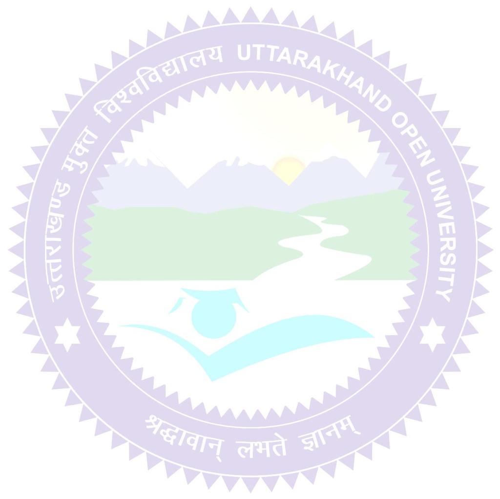 To Whomsover it may concern This is to certify that Ms. /Mr...Son/ daughter of.is the student of Uttarakhand Open University.