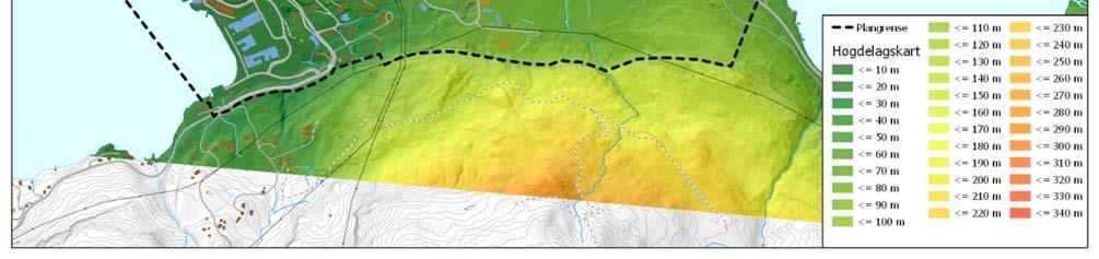 2 Geologi Berggrunnen innan for planområdet varierer og er i NGU sitt geologiske berggrunnskart skildra som glimmerskifer (Koldalsdekket), granitt og gneis (Heimstadflaket) (Figur 5).