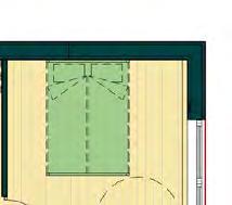 Leidarkollen felt + + + + asade lt som er stiplet samt løst inventar leveres ikke PRKRG Plassering av inventar er orienterende