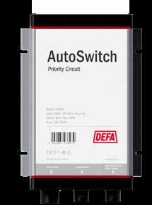 Produkter - AutoSwitch Produkter - Batteriseparatorer AutoSwitch Når det er koblet både landstrøm og inverter til de samme støpslene sørger AutoSwitchen for at nettspenning via apparatinntaket alltid