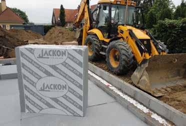 Sortiment JACKON SUPER EPS 60 Isolering av betongelementer, utsparing i forskaling og lett belastede konstruksjoner.