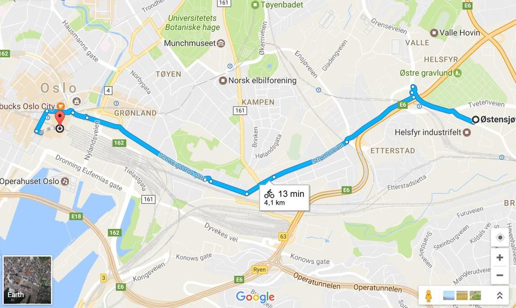 LEV er like effektivt som taxi i bysentra Bryn til Oslo Sentralstasjon : Bil 5,1 km 10 min (pluss parkering) Sykkel 4,1 km 13 min (23 min tilbake) CityQ* 4,1 km 10 min (samme tid for retur) *CityQ