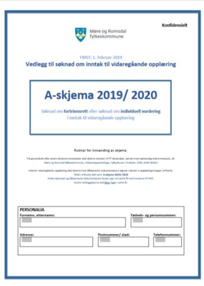 Dokumenthandtering Om skjema manglar, eller om nødvendig dokumentasjon som vedlegg til skjema manglar, blir det sendt ut etterlysning etter kvart som vi oppdagar det i