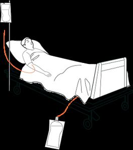 Pasientsonen Pasientsonen: består av pasienten og gjenstander i pasientens umiddelbare nærhet, som sengegjerde, nattbord, sengetøy, stol og annet medisinsk utstyr.