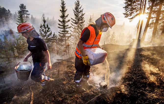 OPPSUMMERING AV ANALYSERESULTATER FOTO HELGE MIKALSEN, VG BRANNSLUKKING: