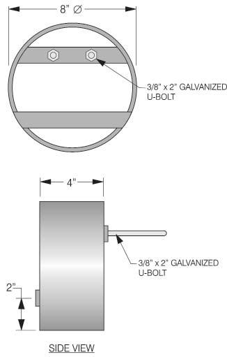 Instrument Stands Capillary Spool Mounting Flag Caipillary Spool & Mounting Flag CH-8- TLIS2UFP- General Speci cations: 8 Schedule 40 Carbon Steel Capillary Spool.