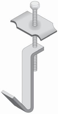 Instrument Stands Mounting Hardware Model GM This grating fastener is used to mount instrument stands as well as other devices onto existing grating services.