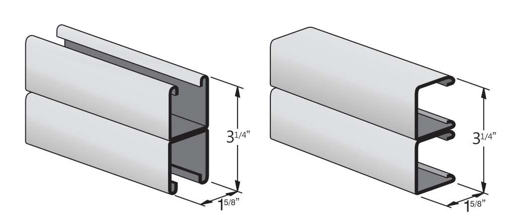 Strut Double Strut 1001 1002 Double Strut W D L W D L Double Strut Double Strut 1001 * * 1 5/8 3-1/4 10 1002 1 5/8 3-1/4 10 * * ** Select appropriate suf x for Material Finishes: 1001-AL- S AL: