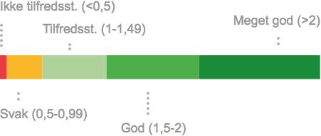 Likviditetsgrad Lønnsomhet Soliditet TILFREDSST. (1.2) IKKE TILFREDSST. ( 8.4%) GOD (20%) Ikke tilfredsst.